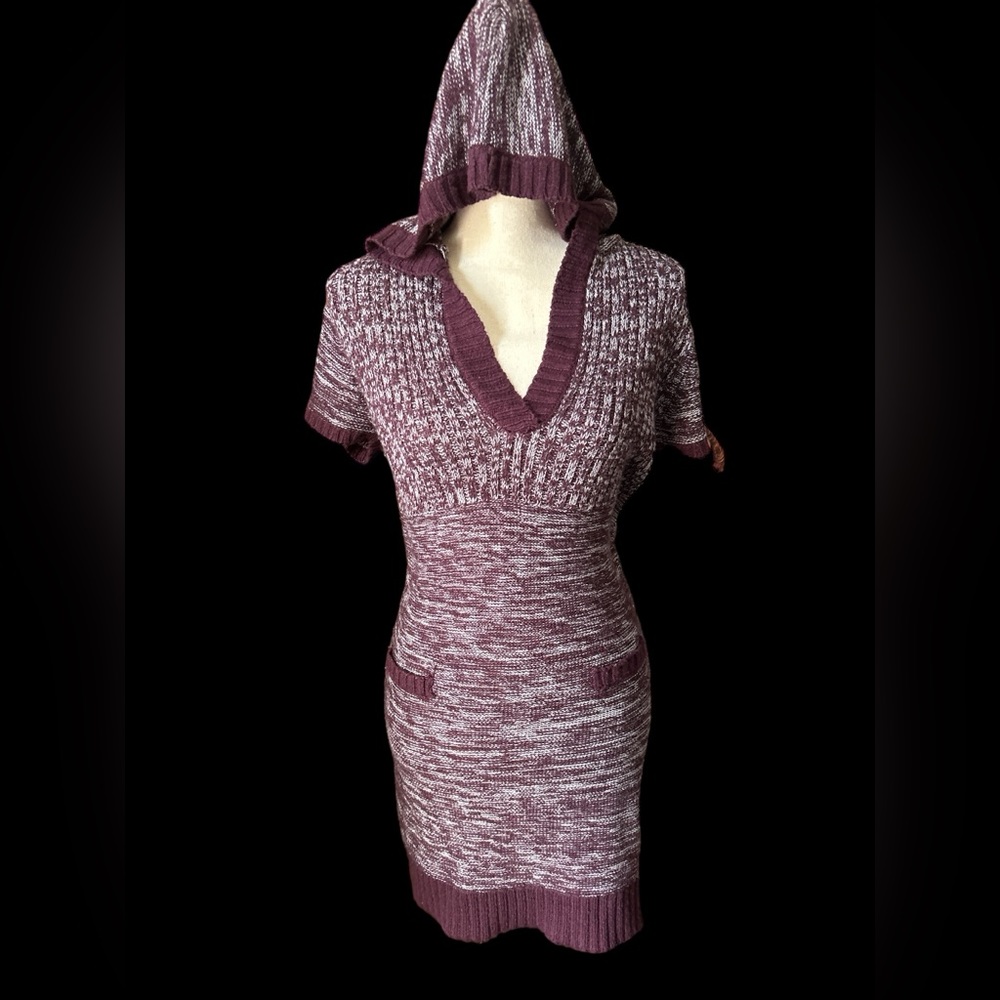 Flattering knit pullover dress